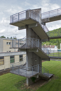 Escalier de l'internat. © Région Bourgogne-Franche-Comté, Inventaire du patrimoine