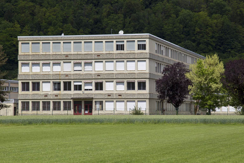Façade antérieure est de l'internat et pignon sud, vus du sud. © Région Bourgogne-Franche-Comté, Inventaire du patrimoine