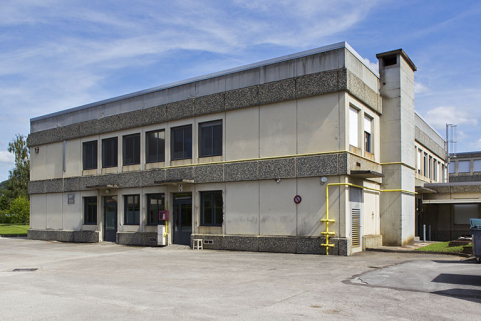 Façade nord du bâtiment de restauration. © Région Bourgogne-Franche-Comté, Inventaire du patrimoine