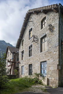 Murs pignons est du moulin. © Région Bourgogne-Franche-Comté, Inventaire du patrimoine