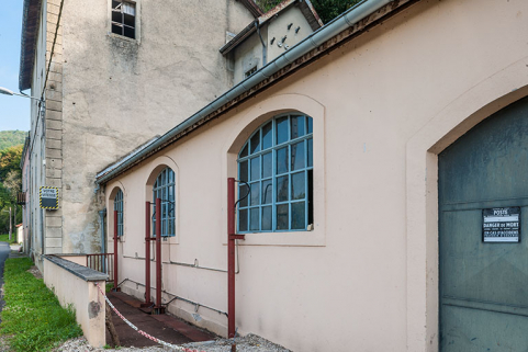 Vue rapprochée sur la centrale hydroélectrique. © Région Bourgogne-Franche-Comté, Inventaire du patrimoine