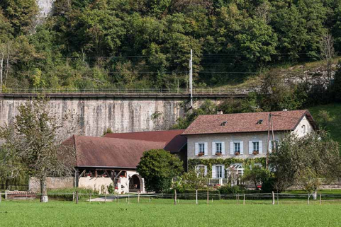 Dépendances et logement depuis le sud-est. © Région Bourgogne-Franche-Comté, Inventaire du patrimoine