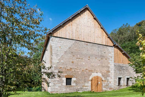 Pignon est du bâtiment du haut fourneau. © Région Bourgogne-Franche-Comté, Inventaire du patrimoine