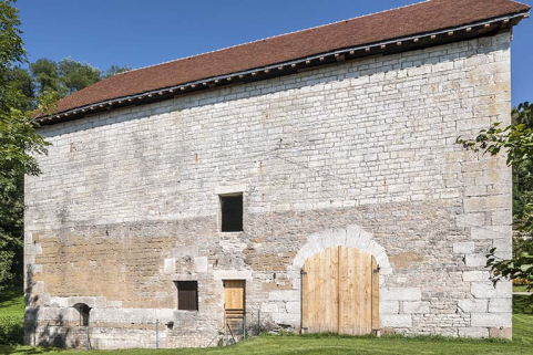 Façade sud du bâtiment du haut fourneau. © Région Bourgogne-Franche-Comté, Inventaire du patrimoine