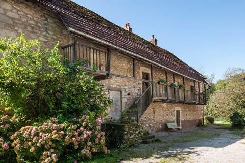 Façade nord du logement patronal. © Région Bourgogne-Franche-Comté, Inventaire du patrimoine