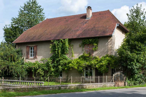 Façade sud : le logement. © Région Bourgogne-Franche-Comté, Inventaire du patrimoine