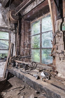 Tour à bois horizontal. © Région Bourgogne-Franche-Comté, Inventaire du patrimoine