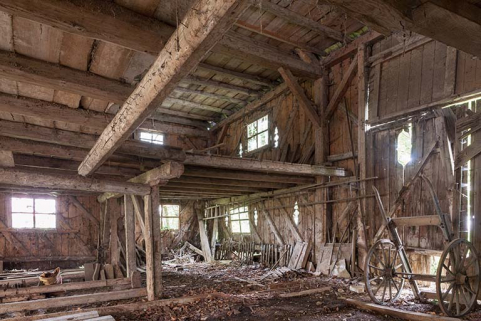 Magasin industriel. Vue depuis l'ouest. © Région Bourgogne-Franche-Comté, Inventaire du patrimoine