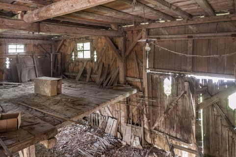 Magasin industriel. Vue depuis l'étage. © Région Bourgogne-Franche-Comté, Inventaire du patrimoine