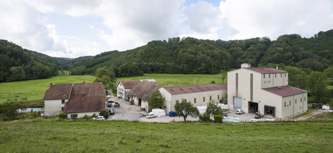 Vue plongeante depuis le nord-est. © Région Bourgogne-Franche-Comté, Inventaire du patrimoine