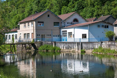 Vue du pont, depuis l'amont. © Région Bourgogne-Franche-Comté, Inventaire du patrimoine