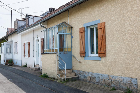 Rue de la 3e Cité. Façade nord vue de trois quarts droite. © Région Bourgogne-Franche-Comté, Inventaire du patrimoine