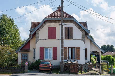 Maison vue de face. © Région Bourgogne-Franche-Comté, Inventaire du patrimoine