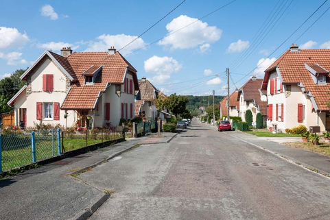 Vue d'ensemble depuis le haut de la rue Voulot. © Région Bourgogne-Franche-Comté, Inventaire du patrimoine