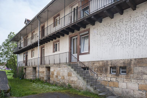 Logement oriental. Détail de la façade nord. © Région Bourgogne-Franche-Comté, Inventaire du patrimoine