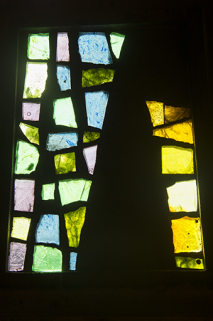 Détail de la verrière du premier niveau. © Région Bourgogne-Franche-Comté, Inventaire du patrimoine