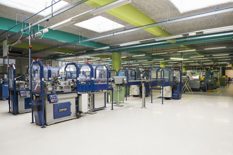 Vue intérieure des ateliers de productique. © Région Bourgogne-Franche-Comté, Inventaire du patrimoine