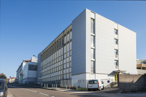 Les bâtiments le long de l'avenue Montjoux vus du sud. © Région Bourgogne-Franche-Comté, Inventaire du patrimoine