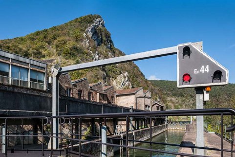 Ecluse construite parallèlement au canal de fuite de l'usine. © Région Bourgogne-Franche-Comté, Inventaire du patrimoine