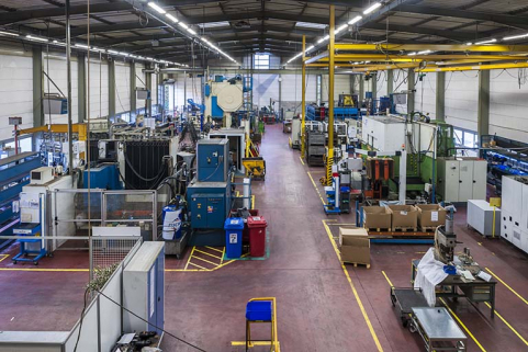 Atelier de forge. Vue plongeante axiale. © Région Bourgogne-Franche-Comté, Inventaire du patrimoine