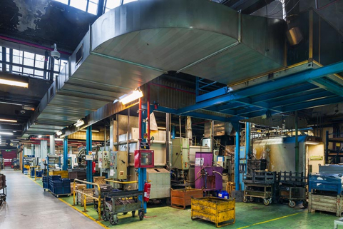 Atelier de traitement thermique. Vue d'ensemble. © Région Bourgogne-Franche-Comté, Inventaire du patrimoine