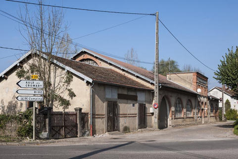 Atelier de fabrication sud de la Société française des Métaux ouvrés. Vue de trois quarts gauche. © Région Bourgogne-Franche-Comté, Inventaire du patrimoine