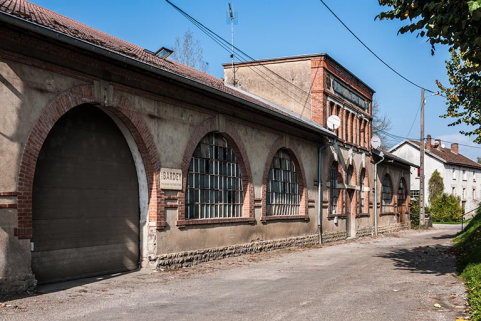 Façade est de l'atelier de la Société française des Métaux ouvrés. © Région Bourgogne-Franche-Comté, Inventaire du patrimoine