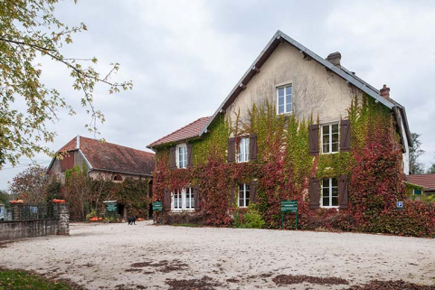 Le bâtiment à fonction agricole et le logement. © Région Bourgogne-Franche-Comté, Inventaire du patrimoine