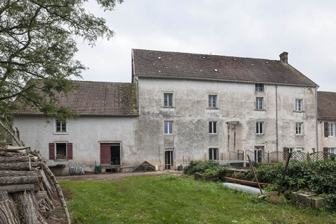 Façade ouest de l'atelier de minoterie. © Région Bourgogne-Franche-Comté, Inventaire du patrimoine