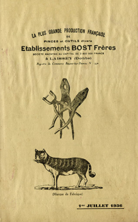 Page de garde d'un catalogue, 1936. © Région Bourgogne-Franche-Comté, Inventaire du patrimoine