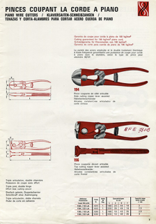 Pince coupante Bost, document publicitaire, s.d. [vers 1980]. © Région Bourgogne-Franche-Comté, Inventaire du patrimoine
