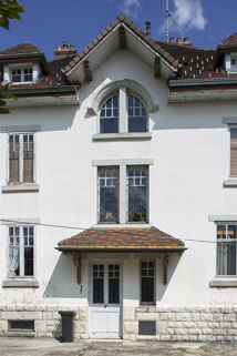 Façade latérale gauche : la travée centrale. © Région Bourgogne-Franche-Comté, Inventaire du patrimoine