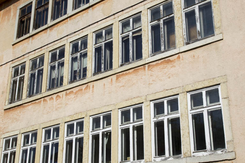 Usine, façade antérieure : fenêtres multiples. © Région Bourgogne-Franche-Comté, Inventaire du patrimoine