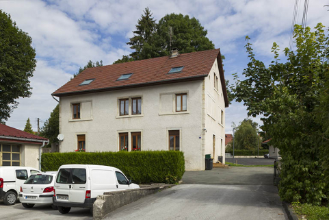 Usine : façade antérieure, de trois quarts droite. © Région Bourgogne-Franche-Comté, Inventaire du patrimoine