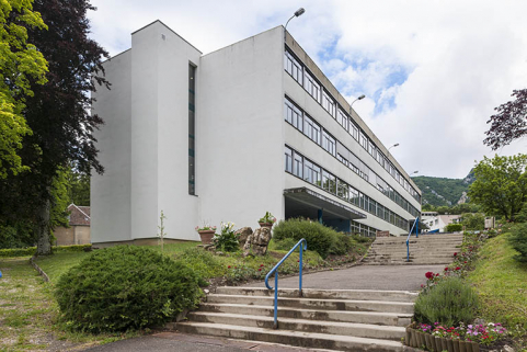 Angle sud-est de l'externat.  © Région Bourgogne-Franche-Comté, Inventaire du patrimoine