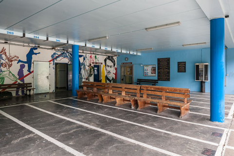 Préau sous l'externat. © Région Bourgogne-Franche-Comté, Inventaire du patrimoine