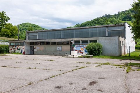 Façade antérieure du gymnase. © Région Bourgogne-Franche-Comté, Inventaire du patrimoine