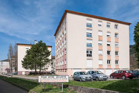 Angle sud-ouest du bâtiment des pinsons. © Région Bourgogne-Franche-Comté, Inventaire du patrimoine