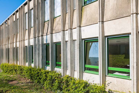 Façades  préfabriquées : détail. © Région Bourgogne-Franche-Comté, Inventaire du patrimoine Façades  préfabriquées : détail. © Région Bourgogne-Franche-Comté, Inventaire du patrimoine