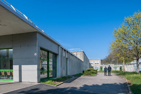 Bâtiments de la restauration, de  l'internat et l'infirmerie.  © Région Bourgogne-Franche-Comté, Inventaire du patrimoine  Bâtiments de la restauration, de  l'internat et l'infirmerie.  © Région Bourgogne-Franche-Comté, Inventaire du patrimoine