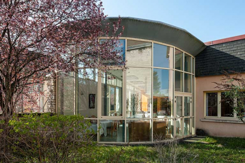 Rotonde de la salle du restaurant d'application : extérieurs. © Région Bourgogne-Franche-Comté, Inventaire du patrimoine