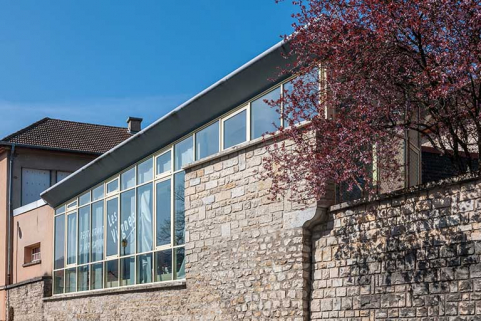 Restaurant d'application : façade sur avenue Delort © Région Bourgogne-Franche-Comté, Inventaire du patrimoine