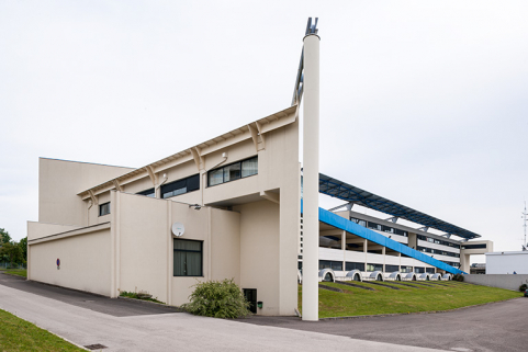 Bâtiment d'externat : pignon ouest. © Région Bourgogne-Franche-Comté, Inventaire du patrimoine