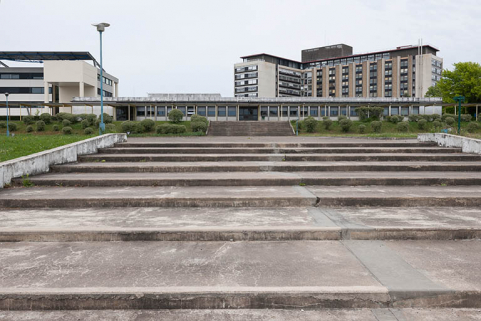 Façades postérieures des bâtiments d'externat et restauration © Région Bourgogne-Franche-Comté, Inventaire du patrimoine
