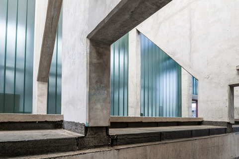 Atelier : détail ossature béton © Région Bourgogne-Franche-Comté, Inventaire du patrimoine Atelier : détail ossature béton © Région Bourgogne-Franche-Comté, Inventaire du patrimoine