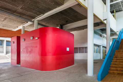 Rez- de chaussée du bâtiment internat -administration : traitement en  couleurs © Région Bourgogne-Franche-Comté, Inventaire du patrimoine Rez- de chaussée du bâtiment internat -administration : traitement en  couleurs © Région Bourgogne-Franche-Comté, Inventaire du patrimoine