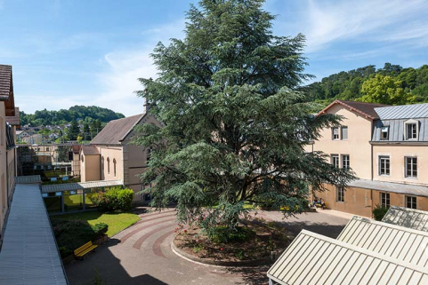 Vue de la cour intérieure © Région Bourgogne-Franche-Comté, Inventaire du patrimoine