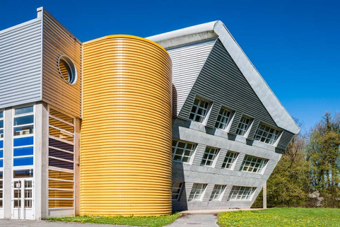 Externat : façade latérale Nord. © Région Bourgogne-Franche-Comté, Inventaire du patrimoine