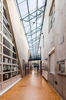 Rue galerie au rez-de chaussée de l'administration. © Région Bourgogne-Franche-Comté, Inventaire du patrimoine