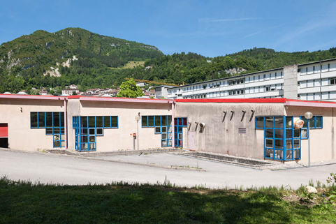 Atelier, ancien atelier mécanique : façade latérale Sud. © Région Bourgogne-Franche-Comté, Inventaire du patrimoine